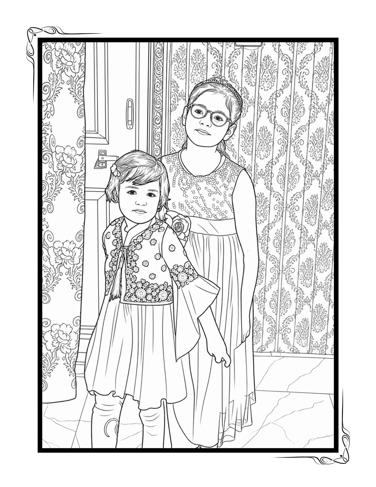 Customize coloring Book