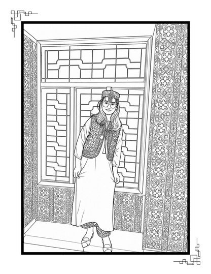 Coloring Book With Sketch.