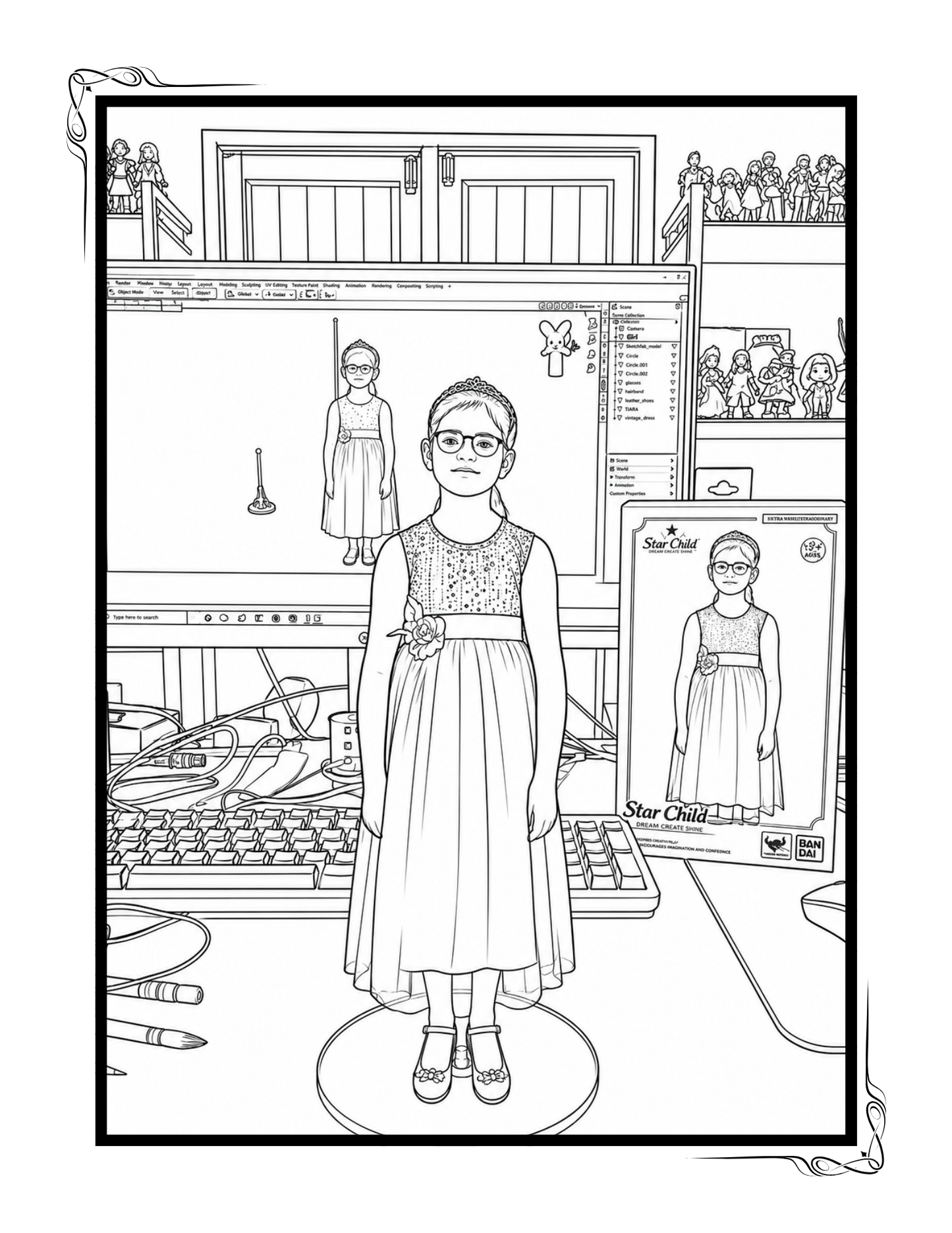 Custom Coloring Book